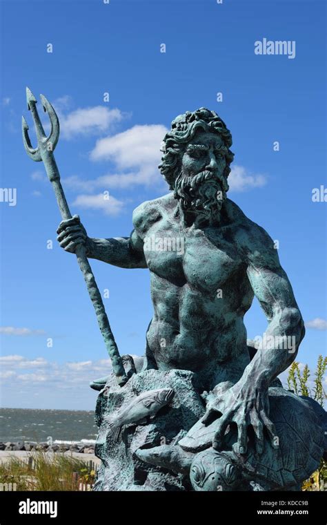 Poseidon Statue Stock Photo - Alamy