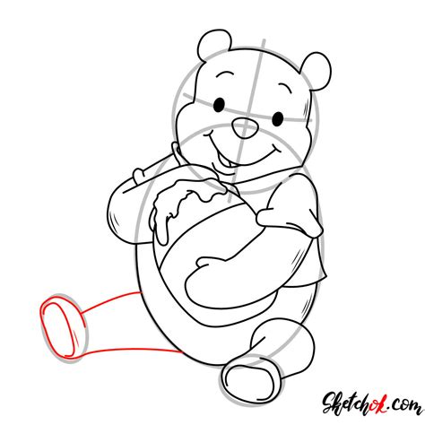 winnie  pooh drawings   draw winnie  pooh step  step