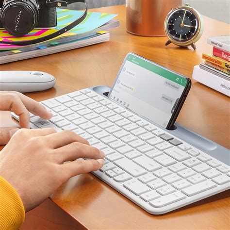 Logitech K580 Kablosuz Klavye Beyaz - Troy Estore