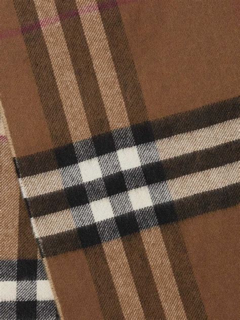 BURBERRY - Giant Check Cashmere Scarf Burberry