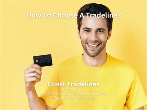 How To Choose A Tradeline? - Coast Tradelines