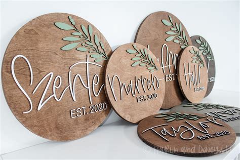 Family Name Sign, Farmhouse Sign, 3D Wood Sign, Farmhouse Wall Decor ...