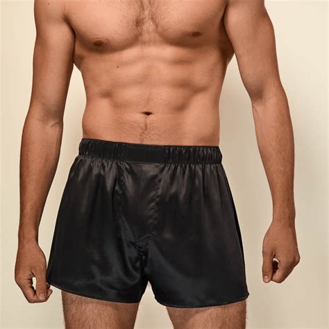 mens silk boxers luxury silk underwear  men foxe fable