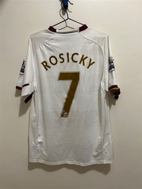 Nike Arsenal 07/08 Away Football Shirt Jersey (Tomas Rosicky Nameset ...