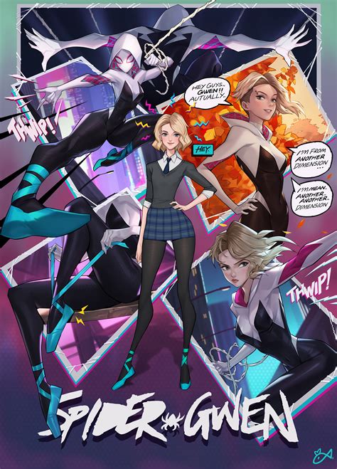 Gwen Stacy (Женщина-Паук, Гвен-Паук, Гвен Стейси ) :: Citemer Liu