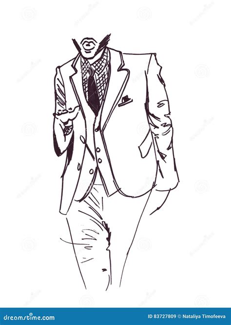 Sketch Male Suit Stock Illustrations – 3,992 Sketch Male Suit Stock ...