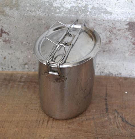 Metal Lunch Box Old Lunch Box Stainless Lunch Box Small - Etsy