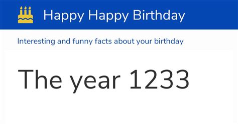 The year 1233: Calendar, history and birthdays