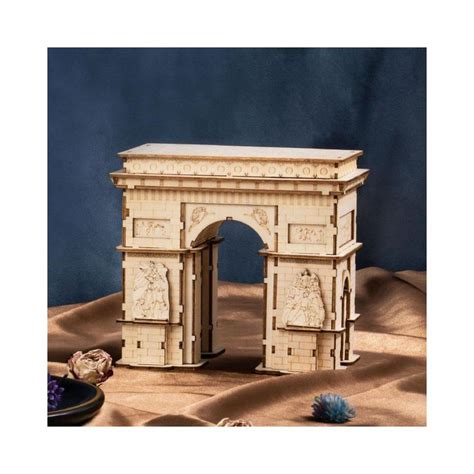 DIY 3D Puzzle - Arc De Triumph - 118pcs | Wooden puzzles, Arc de ...