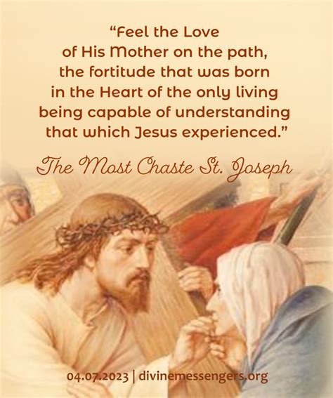 Divine - Impulse of the Most Chaste St. Joseph for April 11 of 2025