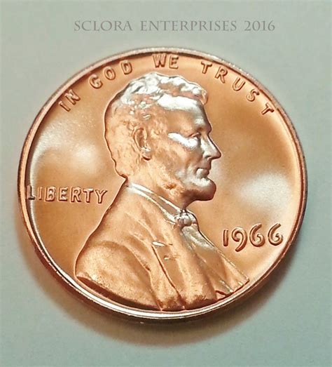 1966 P Lincoln Memorial Cent / Penny *SPECIAL MINT SET* (SMS) **FREE