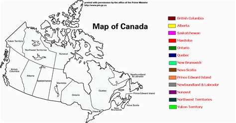 Printable Map Of Canada Provinces | secretmuseum