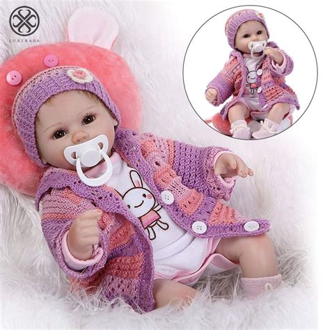 Luxtrada 18 inch Reborn Baby Doll Vinyl Newborn Lovely Gril Lifelike ...