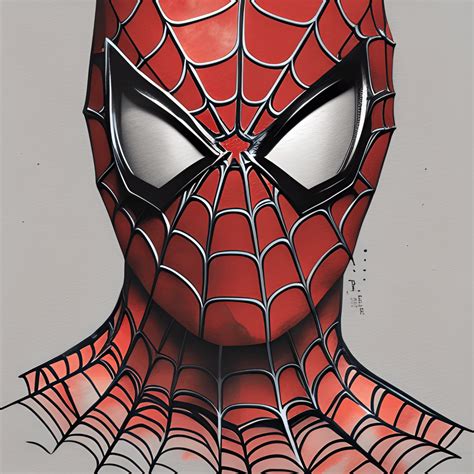 spiderman frontal shot portrait creative fabrica