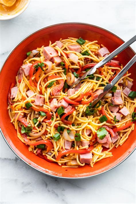 Asian Noodle Recipe - Sweet and Sour Noodles | Cotter Crunch