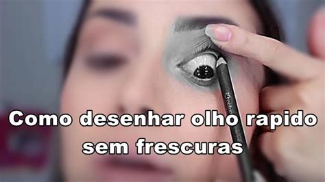 Como Desinflamar O Olho Rápido - como desenhar olho realista super rápido-desenhista de retrato em São ...