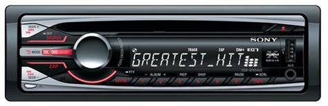 Автомагнитола Sony CDX-GT454US, Магнитола Sony CDX-GT454US