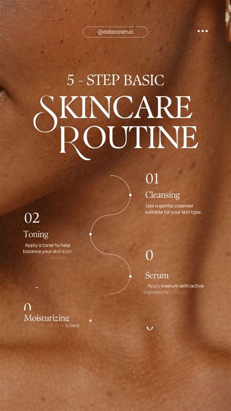 step basic skincare routine  steps  skincare skincare