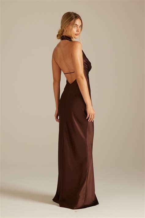 Dillon | Espresso Brown Bridesmaid Dresses – Grace Loves Lace US