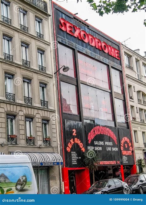 Sex Shops Under Common Brand Sexodrom Editorial Stock Image - Image of
