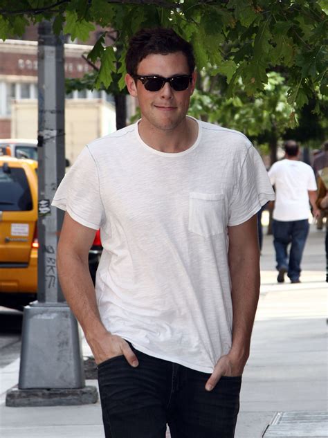 cory monteith   soho hotel  york june   cory