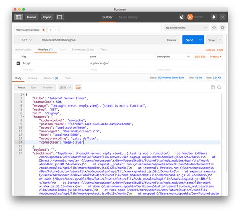 hapi — Increase Development Speed With Errors in the Browser or as JSON