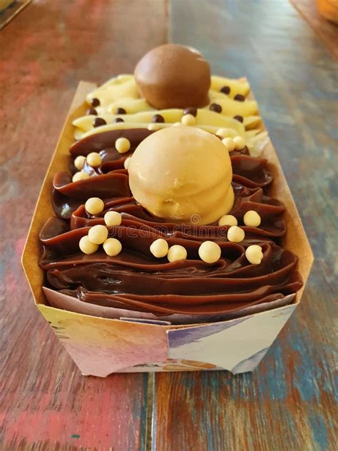 Double chocolate cake stock image. Image of cake, icing - 179632721