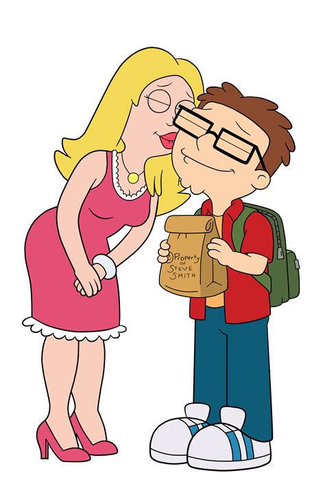 American Dad! - Francine Kissing Steve by ArtByTerranceJones on DeviantArt