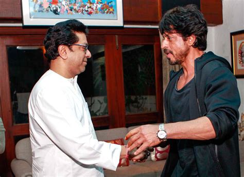 Shah Rukh Khan meets MNS leader Raj Thackeray ahead of Raees release ...