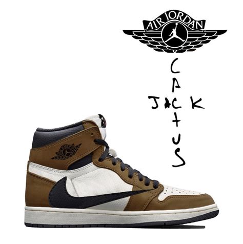 【2019年4月】Travis Scott × Nike Air Jordan 1 High OG "Cactus Jack"