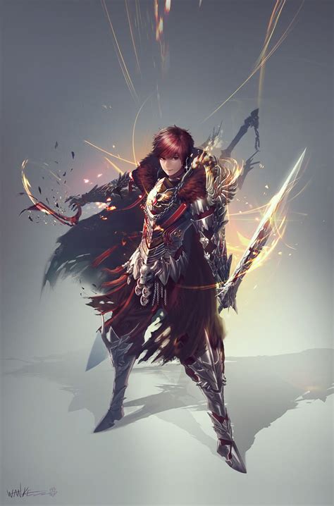 Fantasy swordsman CG Character Design Male, Rpg Character, Character Concept, Character ...