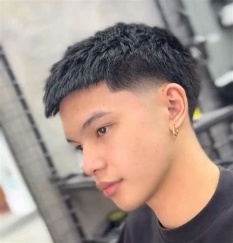 textured blowout mid taper taper fade short hair  short hair men