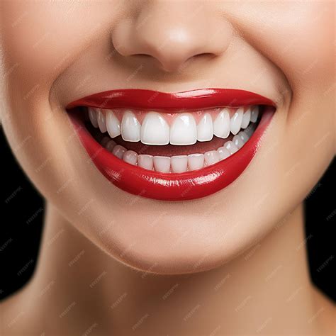 Premium AI Image | Smiling Model with perfect White Teeth Smile of