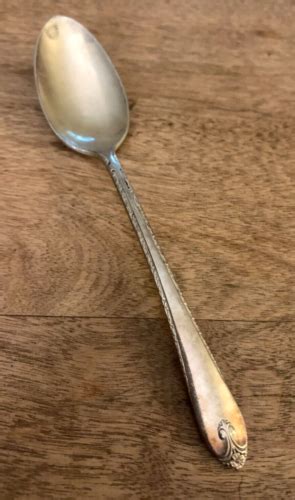 teaspoon spoon exquisite  wm rogers son silverplate international