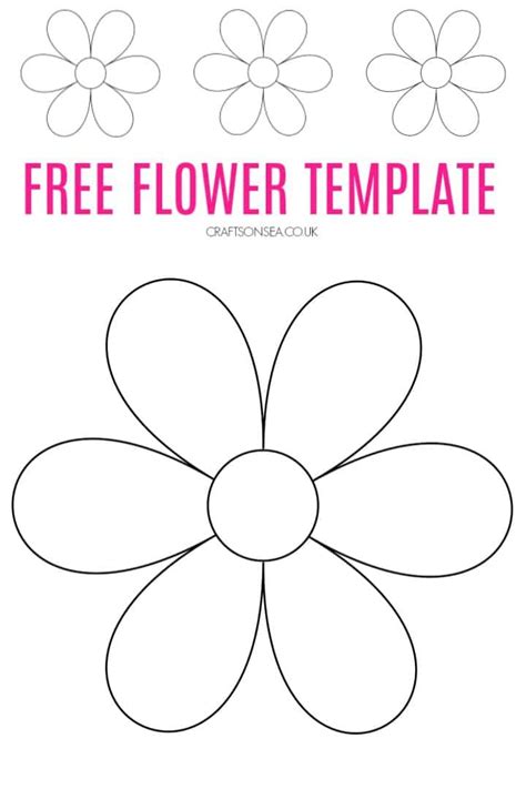 Flower templates printable