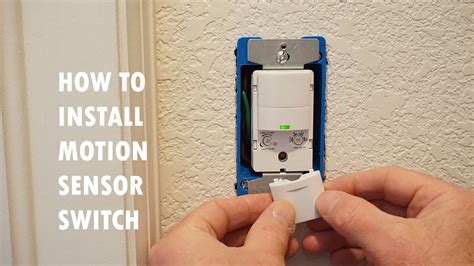 How To Install a Motion Sensor Light Switch - YouTube
