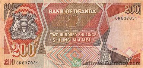 Exchange Ugandan Shillings in 3 easy steps - Leftover Currency