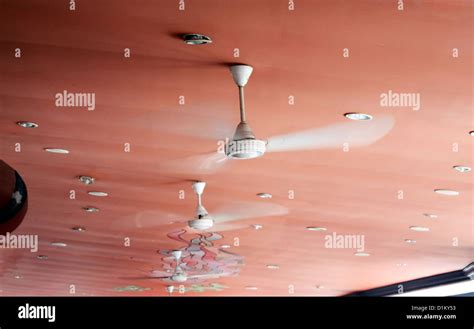 Ceiling fans rotating at full speed Stock Photo - Alamy