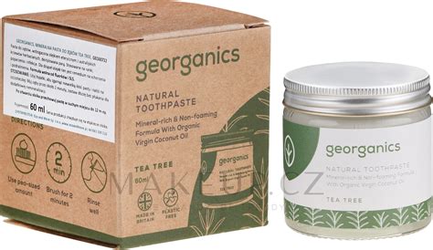 Georganics Tea Tree Natural Toothpaste - Přírodní zubní pasta | Makeup.cz