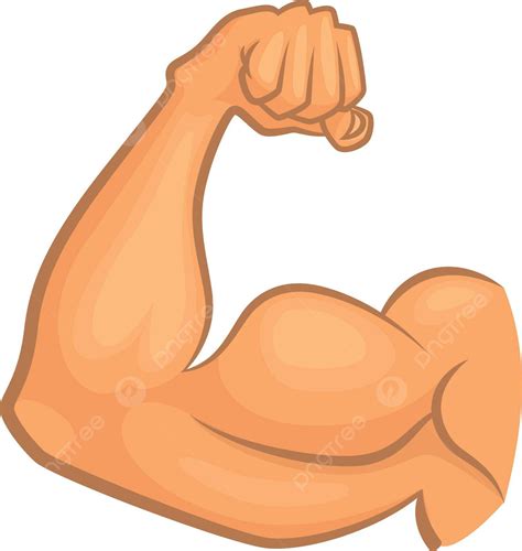 Biceps Icon Strong Arm Muscle Athletic Hand Art Energy Arm Vector, Art ...