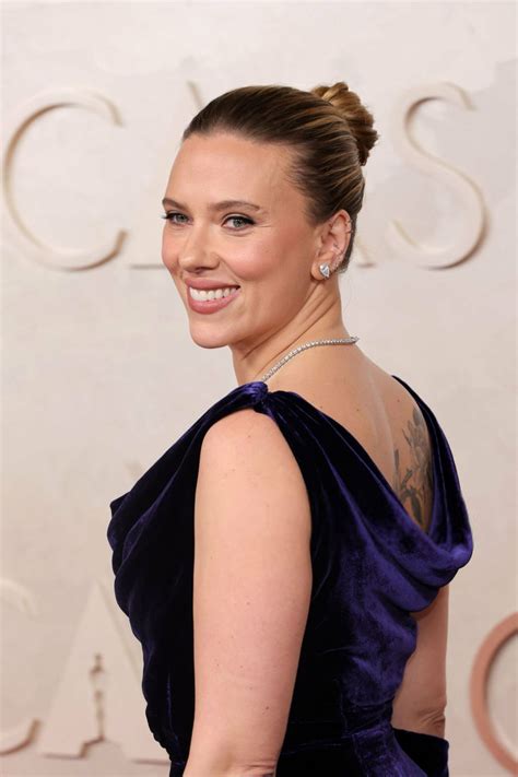 Scarlett Johansson Shines at the 2025 Oscars • CelebMafia