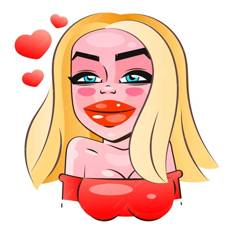 Séduisante Jeune Femme En Lingerie Blanche Dessin Animé Mignon Pin-up