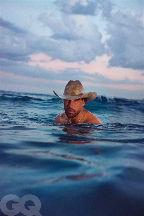 Travis Kelce Wears Fur and an Alligator in Steamy Florida Swamp Photo Shoot