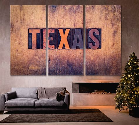 Texas Wall Art, Texas Canvas Print, Texas Wall Mural, Austin Home Decor ...