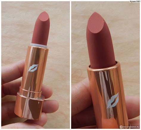 Пудровая помада для губ Faberlic Glam Team “Soft Nude” - «Сложный, но ...