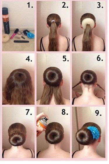 hair donut  short hair maudie brown coiffure