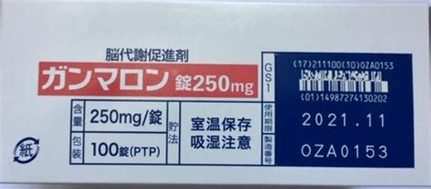 Gammalon 250 mg from Japan for stimulating and restoring neural ...