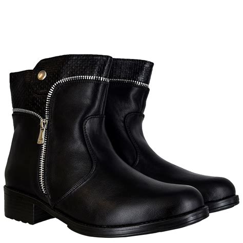 Botas Na Di Santinni - BOTA FEM CANO CURTO ZIPER LATERAL DI SANTINNI | Di Santinni