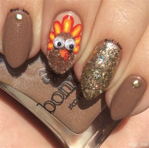 15 Incredible Turkey Nail Art Designs That Are Mind-Blowing | Fabulous ...