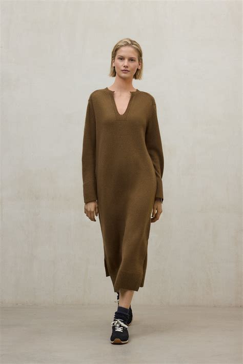 BROWN RUBI DRESS FOR WOMEN | ECOALF